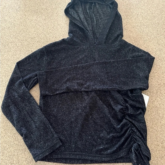 ZELLA Hooded Black Gray Small Long Sleeves Small Active Wear BNWT - Picture 8 of 9